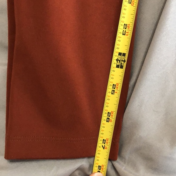 Girlfriend Collective High Rise Compressive Leggings Caramel Orange Brown Medium - Picture 9 of 9